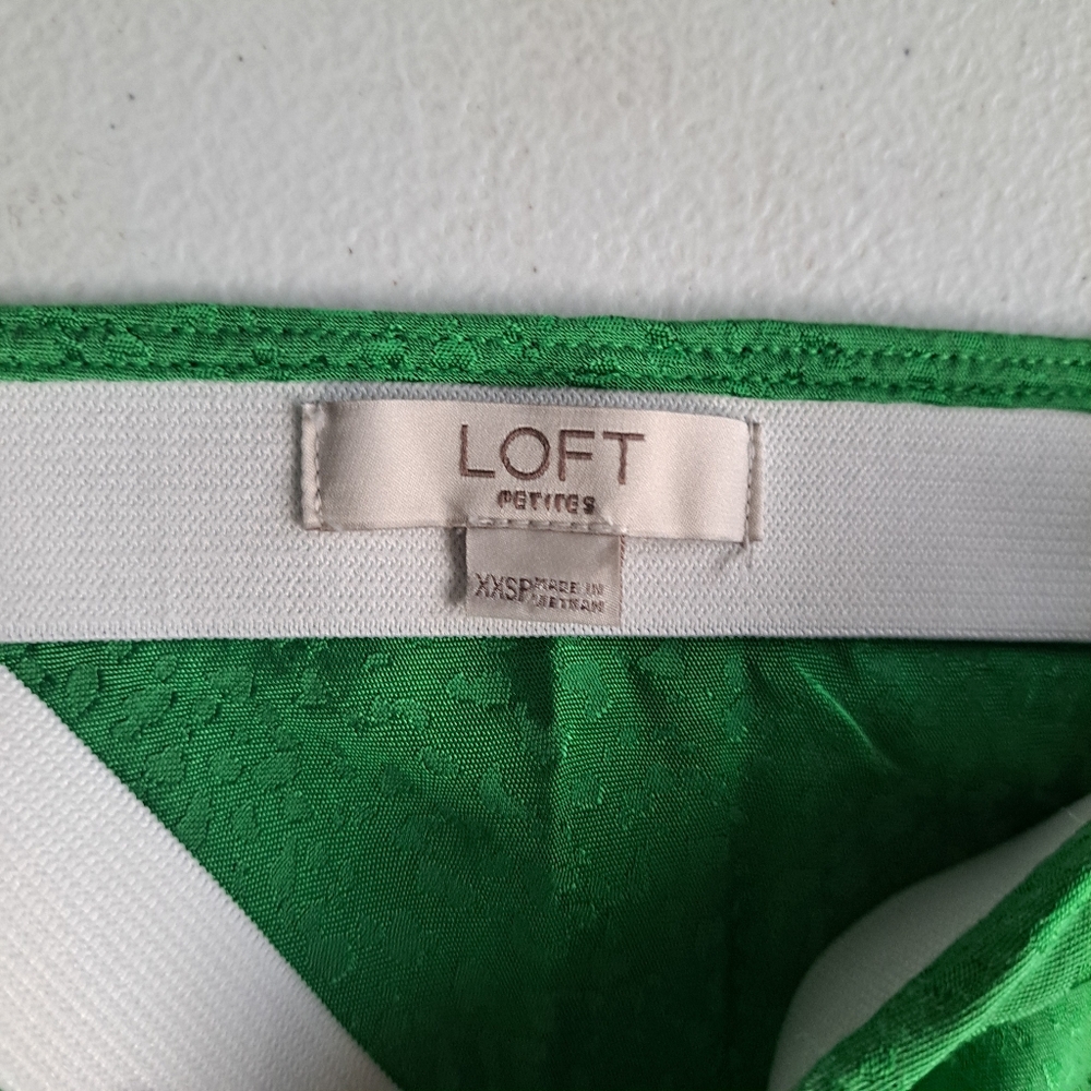 LOFT Vibrant Green Maxi Skirt - Picture 3 of 4